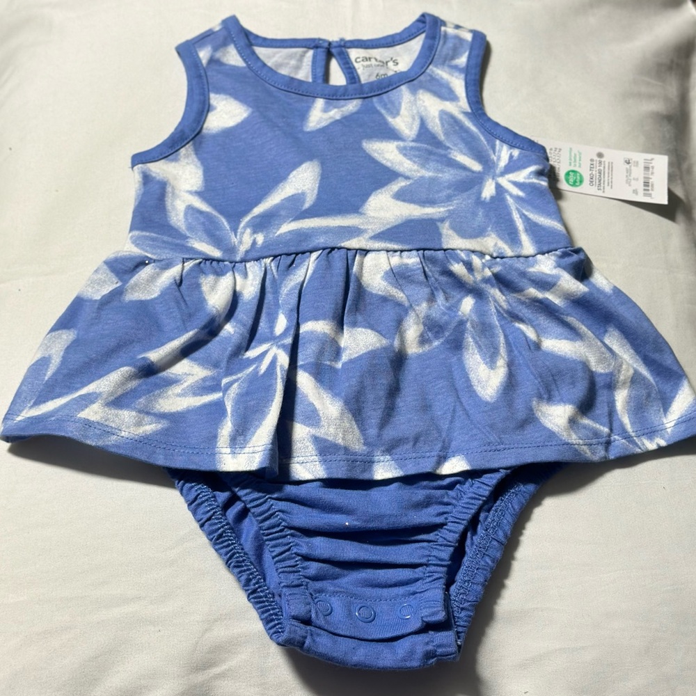 Carters baby skirted bodysuit